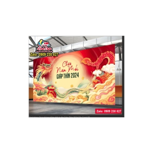 THIẾT KẾ BACKGROP SÂN KHẨU TẾT 2024