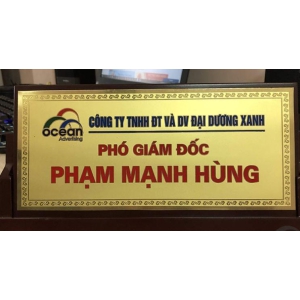 BẢNG TÊN ĐỂ BÀN ĐẸP BẾN TRE