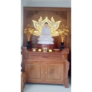 THI CÔNG TỦ KỆ TRANG THỜ TẠI BA TRI