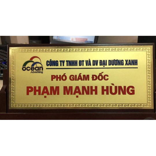 BẢNG TÊN ĐỂ BÀN ĐẸP BẾN TRE